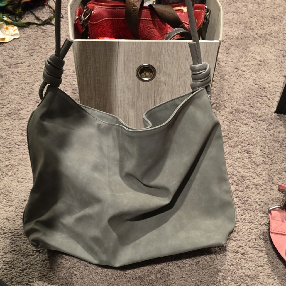 8 Other Reasons Gray Hobo Bag
